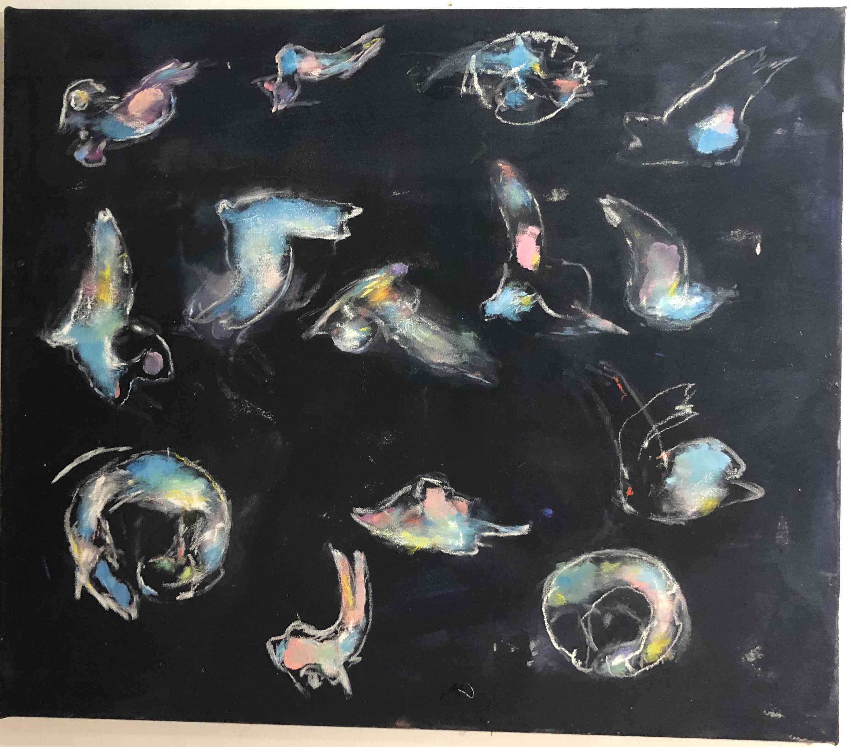 ot, 2022, oel auf leinwand 60x60cm